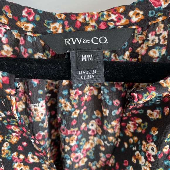 Balloon Sleeve Floral Print Blouse - Picture 6 of 11